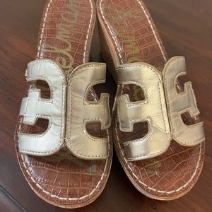 Sam Edelman 6M  Wedge Slip on sandal
